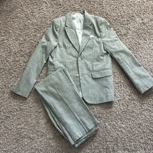 Cat & Jack Boy’s Light Gray Textured Suit Size 12